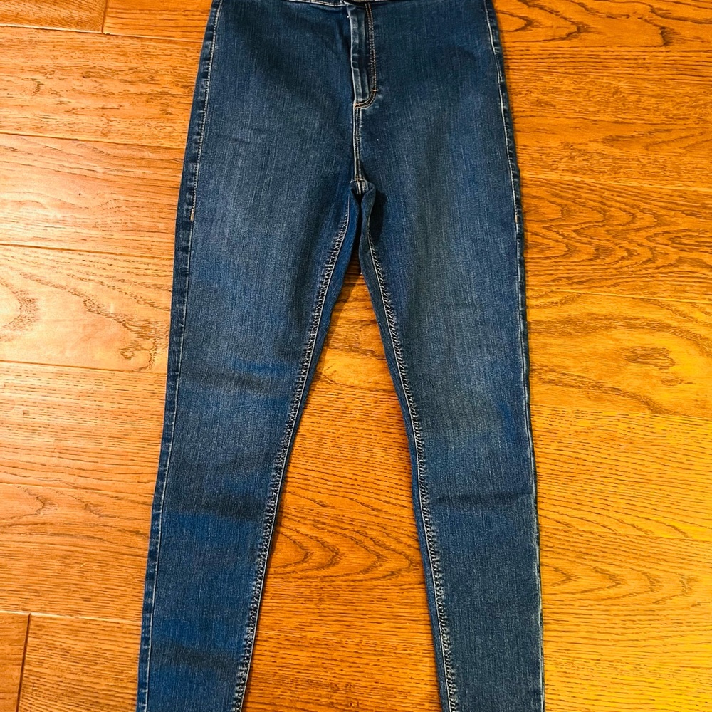 Topshop Dark Blue Joni Skinny‎ Jeans